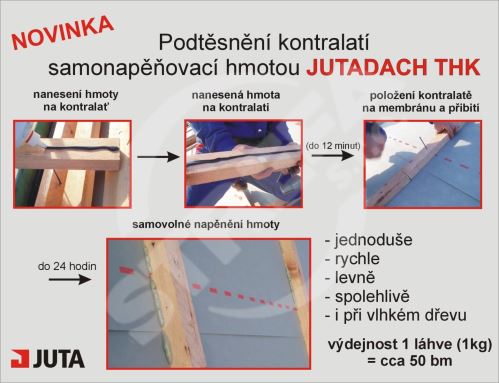 Těsnící pěna pod kontralatě JUTADACH THK