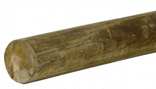 Dřevěná kulatina - sněhová zábrana - 2.m x 12.cm